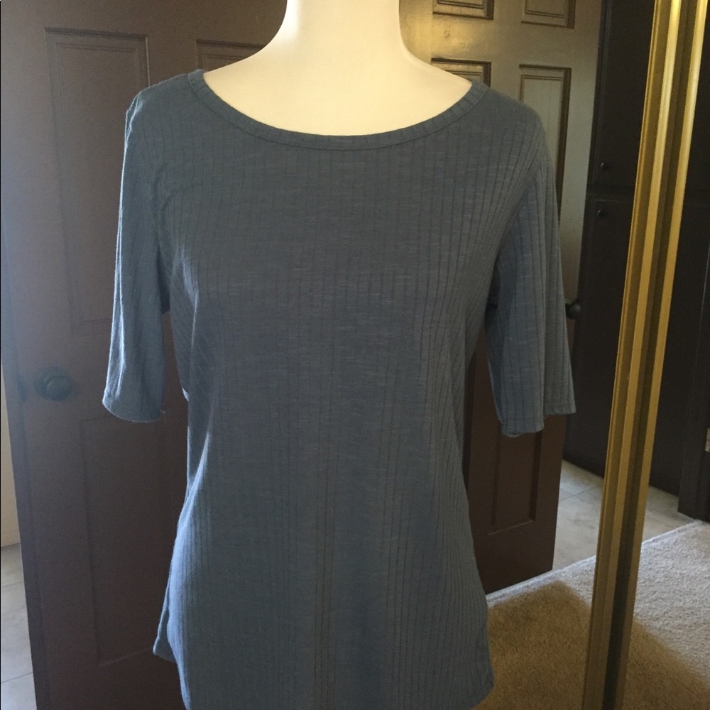 Grey blue size large Lularoe Gigi
